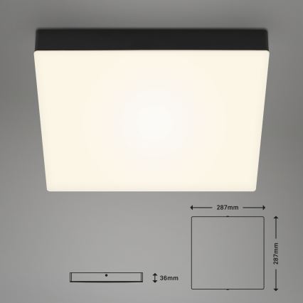 Briloner 7071015 - LED Stropné svietidlo FLAME LED/21W/230V čierna