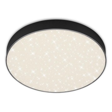 Briloner 7074-415 - LED Stropné svietidlo STAR SKY LED/21W/230V 4000K pr. 28 cm čierna