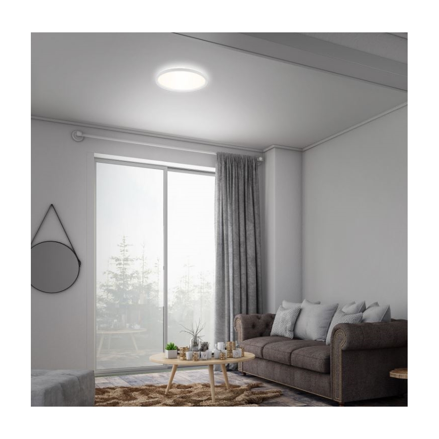Briloner 7079-016 - LED Stmievateľné stropné svietidlo SLIM LED/18W/230V 2700-6500K + diaľkové ovládanie