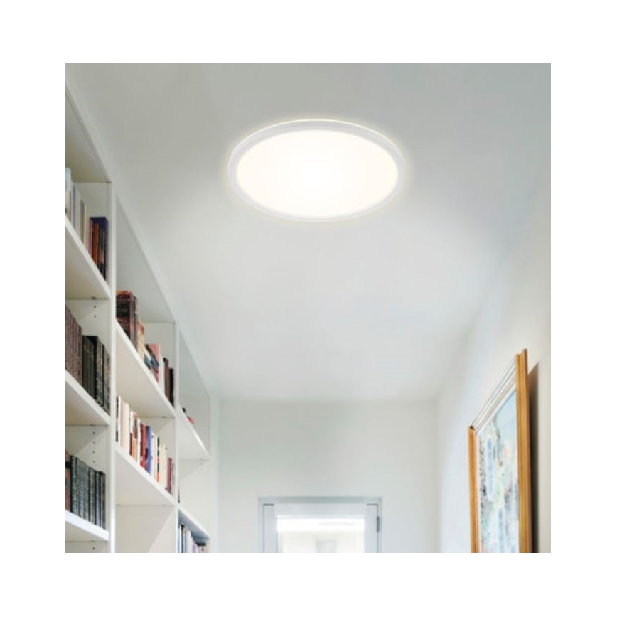 Briloner 7079-016 - LED Stmievateľné stropné svietidlo SLIM LED/18W/230V 2700-6500K + diaľkové ovládanie