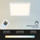 Briloner 7081-016 - LED Stmievateľné stropné svietidlo SLIM LED/18W/230V 2700-6500K + diaľkové ovládanie