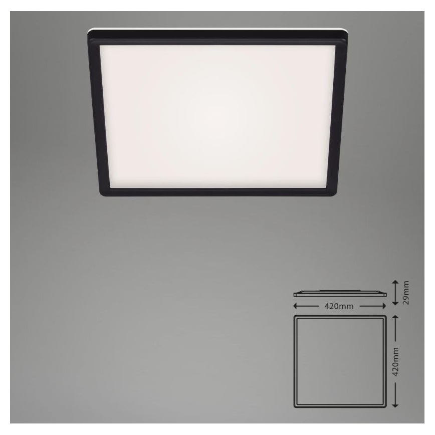 Briloner 7082-015 - LED Stmievateľné stropné svietidlo SLIM LED/22W/230V 2700-6500K + diaľkové ovládanie