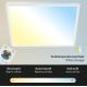 Briloner 7082-016 - LED Stmievateľné stropné svietidlo SLIM LED/22W/230V 2700-6500K + diaľkové ovládanie