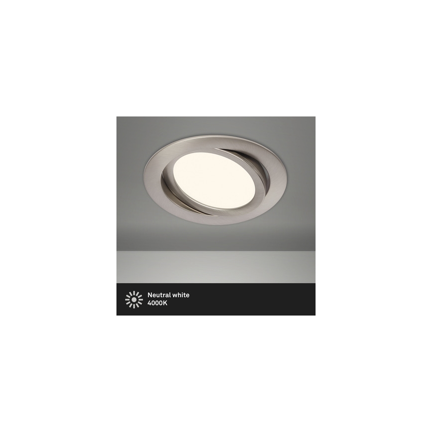 Briloner 7116-412 - LED Kúpeľňové podhľadové svietidlo FLAT IN LED/9W/230V IP23