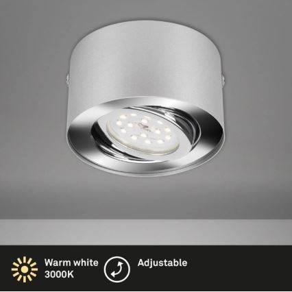Briloner 7121-014 - LED Bodové svietidlo TUBE 1xLED/5W/230V okrúhly
