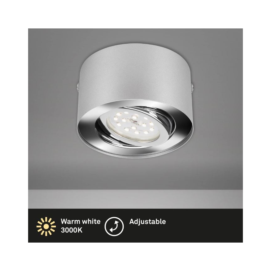 Briloner 7121-014 - LED Bodové svietidlo TUBE 1xLED/5W/230V okrúhly