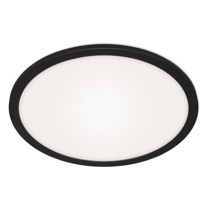 Briloner 7168-015 - LED Stmievateľné stropné svietidlo PIATTO LED/22W/230V 3000-6500K pr. 40 cm čierna + diaľkové ovládanie
