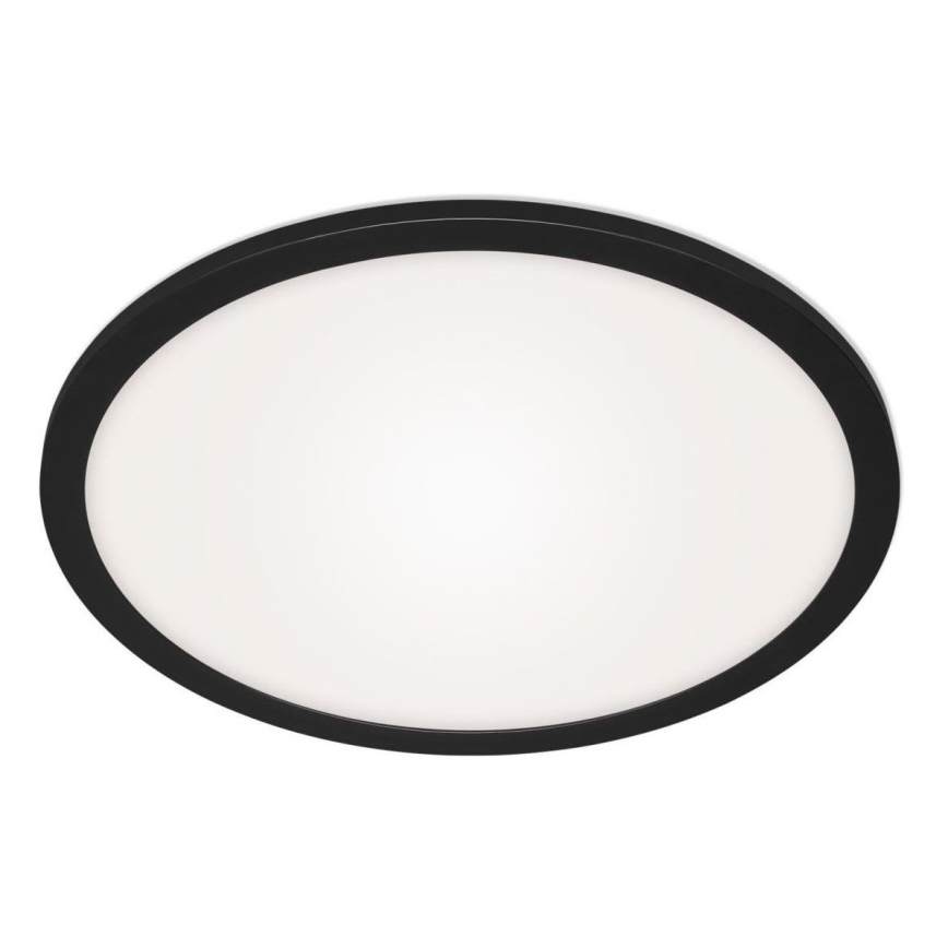 Briloner 7168-015 - LED Stmievateľné stropné svietidlo PIATTO LED/22W/230V 3000-6500K pr. 40 cm čierna + diaľkové ovládanie