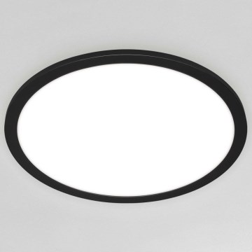 Briloner 7168-015 - LED Stmievateľné stropné svietidlo PIATTO LED/22W/230V 3000-6500K pr. 40 cm čierna + diaľkové ovládanie