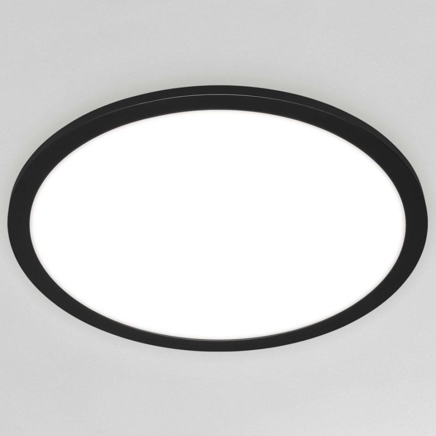 Briloner 7168-015 - LED Stmievateľné stropné svietidlo PIATTO LED/22W/230V 3000-6500K pr. 40 cm čierna + diaľkové ovládanie