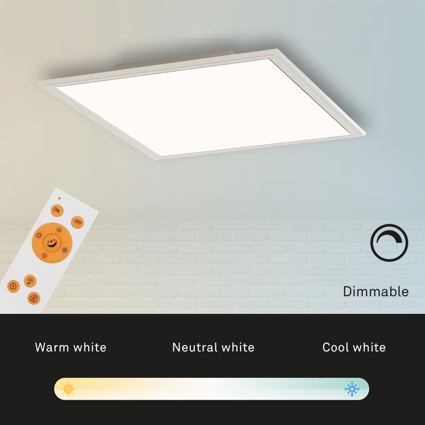 Briloner 7194-016 - LED  Stmievateľné stropné svietidlo SIMPLE LED/18W/230V 3000-6500K + diaľkové ovládanie