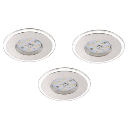 Briloner 7197-039-SADA 3x LED Stmievateľné kúpeľňové podhľadové svietidlo LED/4,5W/230V IP44