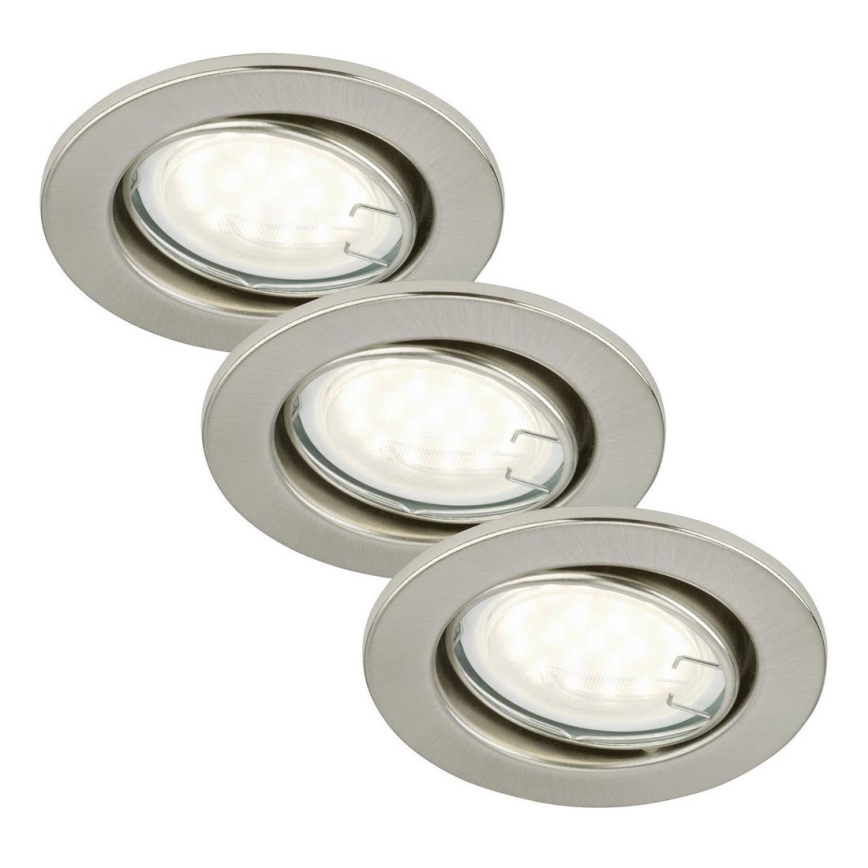 Briloner 7208-032 - SADA 3xLED Podhľadové svietidlo ATTACH 3xGU10/5W/230V