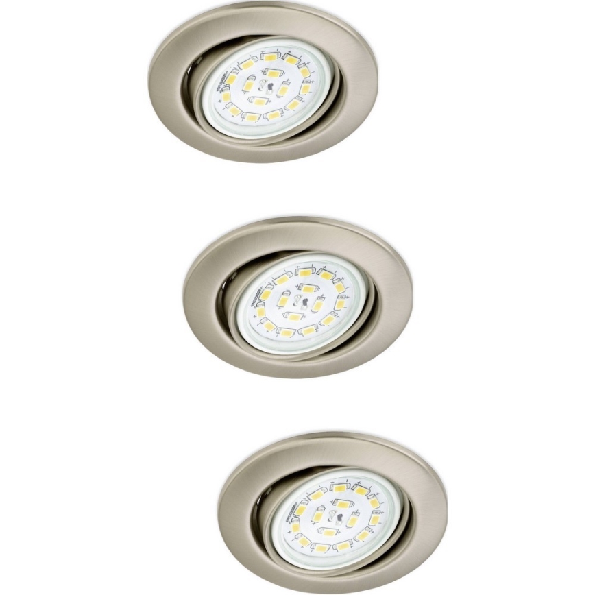 Briloner 7208-032 - SADA 3xLED Podhľadové svietidlo ATTACH 3xGU10/5W/230V