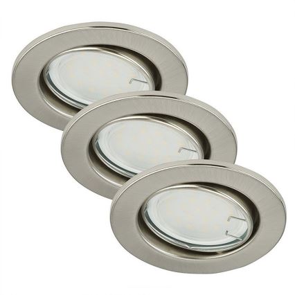 Briloner 7208-032 - SADA 3xLED Podhľadové svietidlo ATTACH 3xGU10/5W/230V