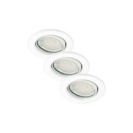 Briloner 7208-036 - SADA 3xLED Podhľadové svietidlo ATTACH 3xGU10/5W/230V