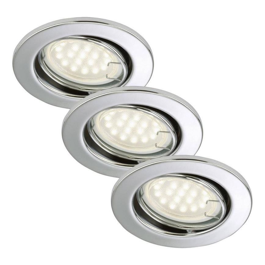 Briloner 7208-038 - SADA 3xLED Podhľadové svietidlo ATTACH 3xGU10/3W/230V 210lm