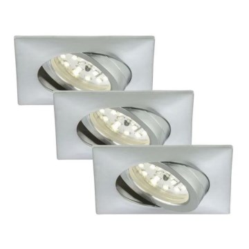 Briloner 7210-039 - SADA 3x LED Kúpeľňové podhľadové svietidlo ATTACH 1xLED/5W/230V IP23