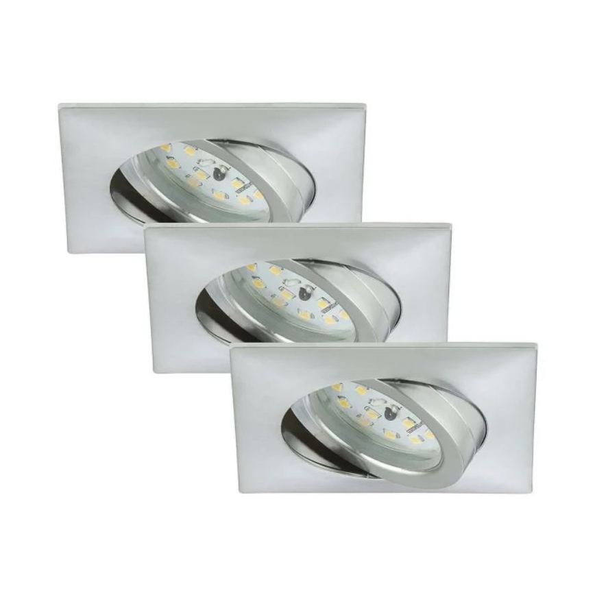 Briloner 7210-039 - SADA 3x LED Kúpeľňové podhľadové svietidlo ATTACH 1xLED/5W/230V IP23