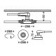 Briloner 7220-032 - SADA 3x LED Kúpeľňové podhľadové svietidlo FIT 1xGU10/5W/230V matný nikel