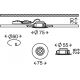 Briloner 7231-019 - LED Stmievateľné kúpeľňové podhľadové svietidlo LED/5,5W/230V IP44