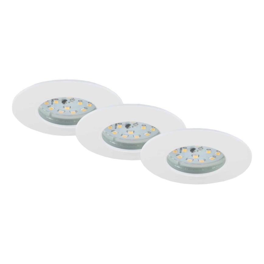Briloner 7231-036 - SADA 3x LED Stmievateľné kúpeľňové podhľadové svietidlo LED/5,5W/230V IP44