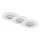 Briloner 7231-036 - SADA 3x LED Stmievateľné kúpeľňové podhľadové svietidlo LED/5,5W/230V IP44