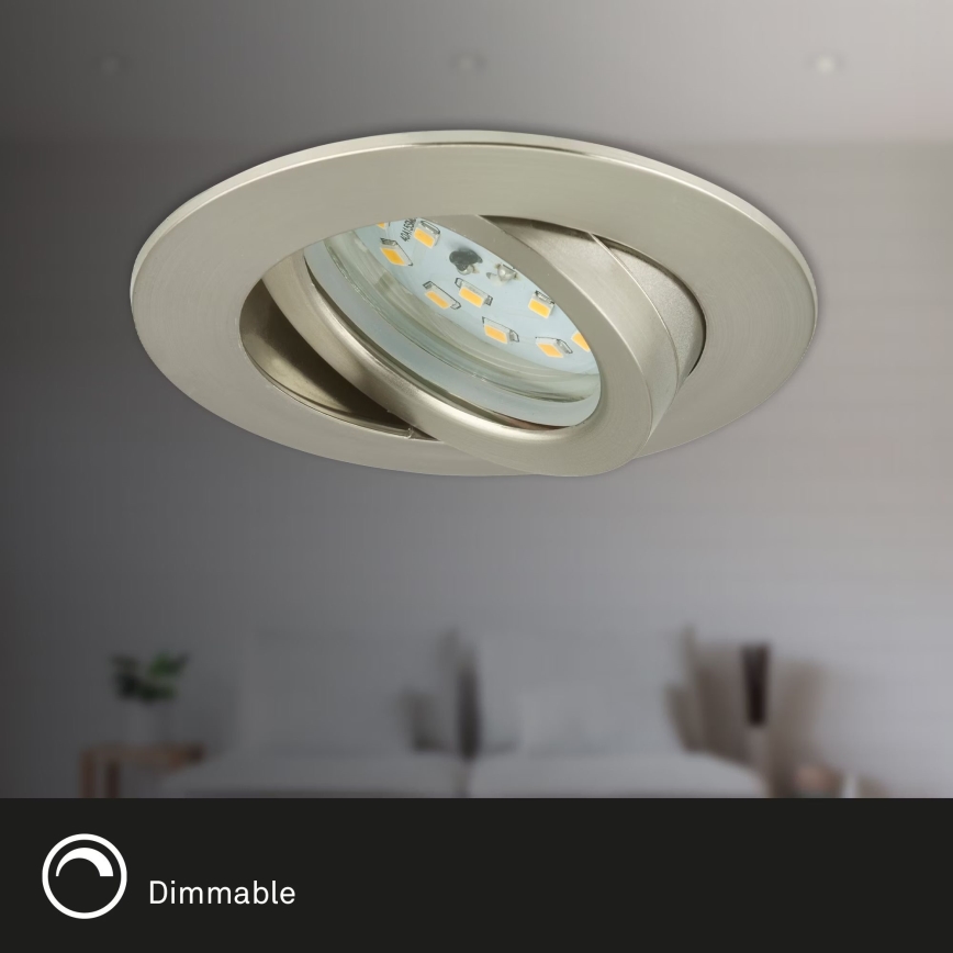 Briloner 7232-032 - SADA 3 ks stmievateľných LED kúpeľňových podhľadových svietidiel ATTACH LED/5,5W/230V IP23