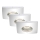 Briloner 7239-038 - SADA 3x LED Kúpeľňové podhľadové svietidlo ATTACH 1xGU10/4W/230V IP44
