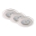 Briloner 7257-039 - SADA 3x LED Kúpeľňové podhľadové svietidlo ATTACH LED/4,5W/230V IP44