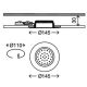 Briloner 7263-012 - LED Podhľadové kúpeľňové svietidlo ATTACH LED/12W/230V IP44