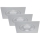 Briloner 7281-034 - SADA 3x LED Kúpeľňové podhľadové svietidlo LED/5W/230V