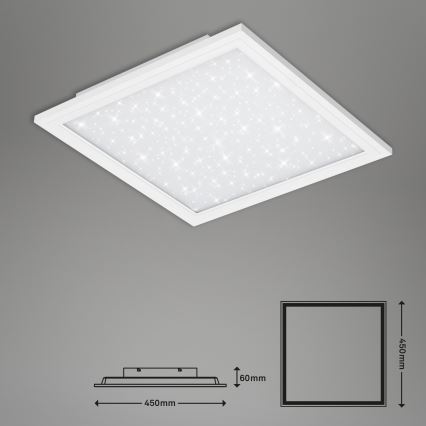 Briloner 7302-016 - LED Stmievateľné stropné svietidlo STARRY SKY LED/23W/230V 3000-6000K + diaľkové ovládanie