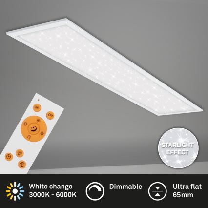 Briloner 7304-016 - LED Stmievateľné stropné svietidlo STARRY SKY LED/36W/230V 3000-6000K + diaľkové ovládanie