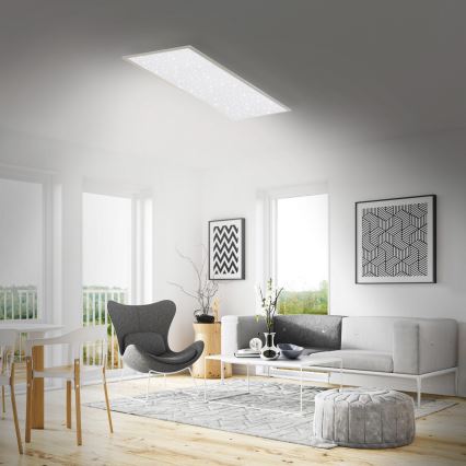 Briloner 7308-016 - LED Stmievateľné stropné svietidlo STARRY SKY LED/24W/230V 3000-6000K + diaľkové ovládanie