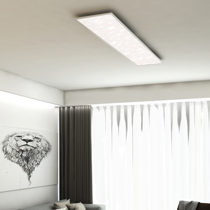 Briloner 7308-016 - LED Stmievateľné stropné svietidlo STARRY SKY LED/24W/230V 3000-6000K + diaľkové ovládanie