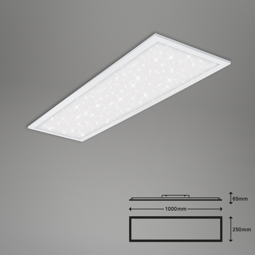 Briloner 7308-016 - LED Stmievateľné stropné svietidlo STARRY SKY LED/24W/230V 3000-6000K + diaľkové ovládanie