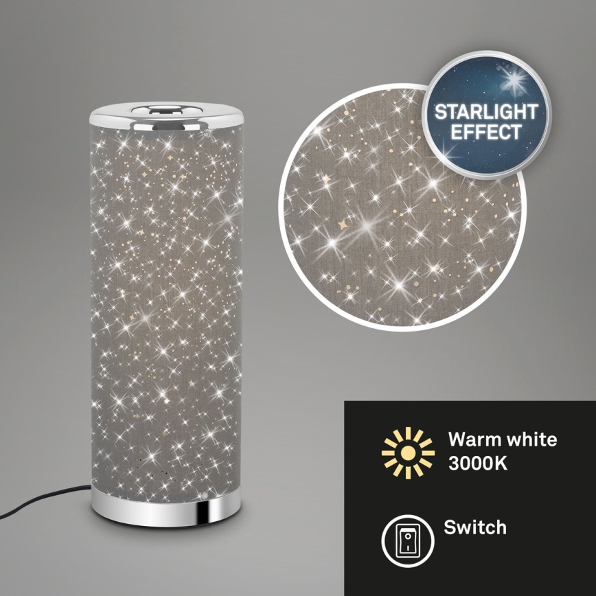 Briloner 7334-014 - LED Stolná lampa STARRY SKY 1xGU10/5W/230V 3000K