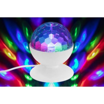Briloner 7357-016 - LED stolná disko guľa DISCO LIGHT 1xE27/3W/230V