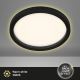 Briloner 7361-015 - LED Stropné svietidlo CADRE LED/18W/230V pr. 29,7 cm čierna