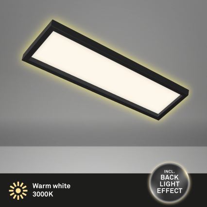 Briloner 7365-015 - LED Stropné svietidlo CADRE LED/22W/230V 58,2x20,2 cm čierna