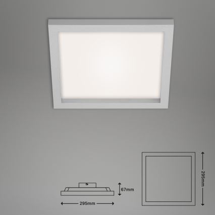 Briloner 7370-014 - LED Stmievateľné stropné svietidlo LED/18W/230V 3000-6500K + diaľkové ovládanie