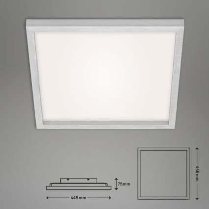 Briloner 7371-014 - LED Stmievateľné stropné svietidlo LED/24W/230V 3000-6500K + diaľkové ovládanie