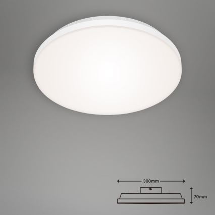 Briloner 7377-016 - LED Stmievateľné stropné svietidlo LED/12W/230V 3000-6500K + diaľkové ovládanie