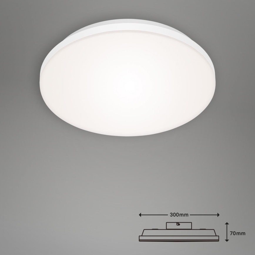 Briloner 7377-016 - LED Stmievateľné stropné svietidlo LED/12W/230V 3000-6500K + diaľkové ovládanie
