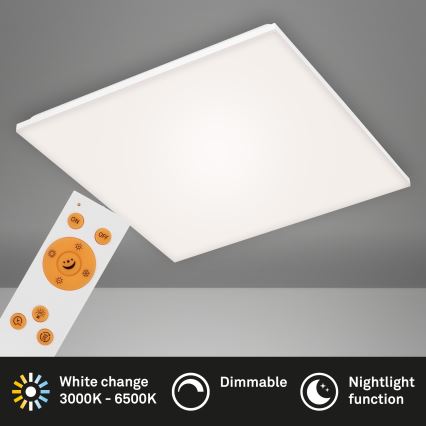 Briloner 7378216 - LED Stmievateľný panel LED/38W/230V 3000-6500K + diaľkové ovládanie