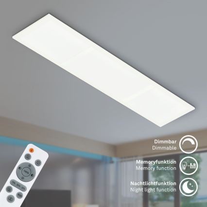 Briloner 7388-016 - LED RGBW Stmievateľné stropné svietidlo LED/24W/230V 3000-6500K + diaľkové ovládanie