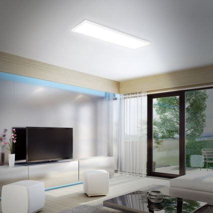 Briloner 7404-016 - LED RGBW stmievateľný prisadený panel 22W/230V 4000K + diaľkové ovládanie