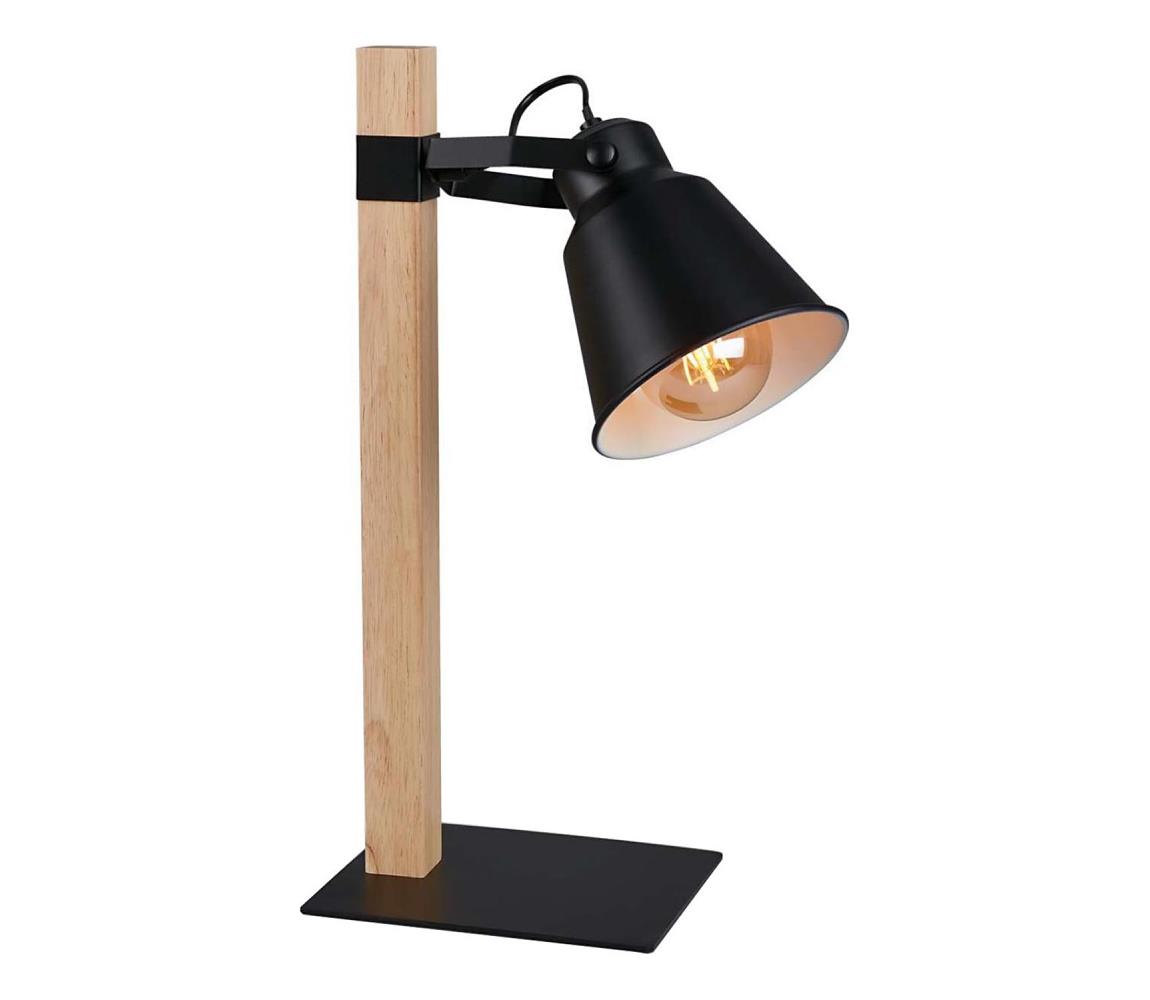 Briloner 7406-015 - Stolná lampa TALE 1xE27/25W/230V čierna 