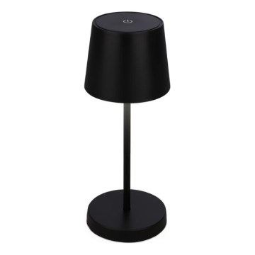 Briloner 7423015 - LED Stmievateľná nabíjacia vonkajšia stolná lampa LED/2,6W/5V IP44 čierna